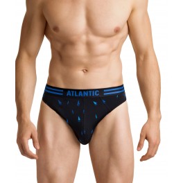 SLIPY MĘSKIE ATLANTIC MP-098 CZARNE SLIPY MĘSKIE ATLANTIC MP-098 CZARNE